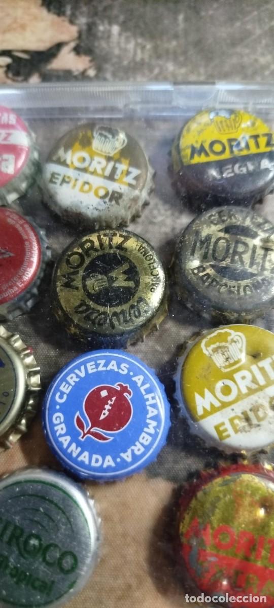 Coleccionismo de cervezas: LOTE CHAPAS ANTIGUAS - Foto 3