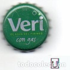 Colecionismo de cervejas: chapa - agua - ESPA&Ntilde;A - Veri con Gas