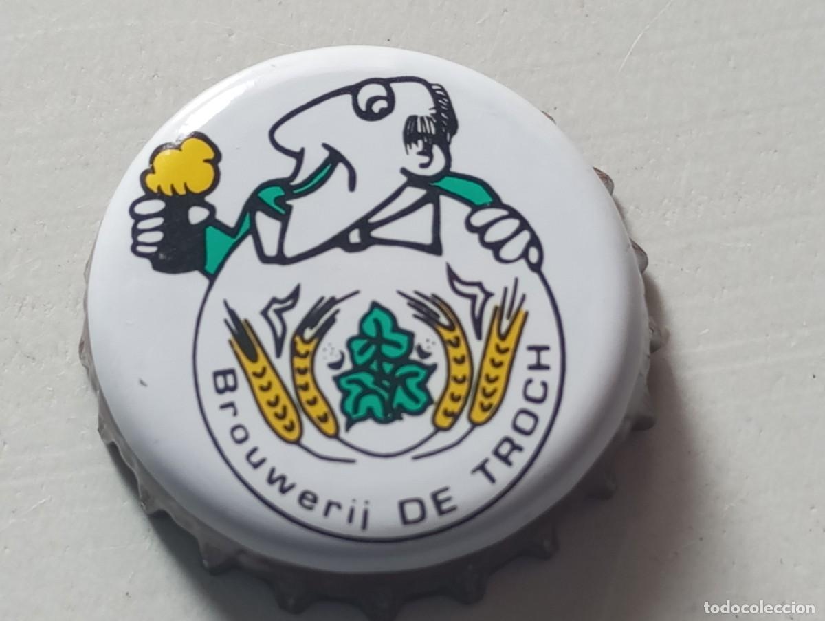 Coleccionismo de cervezas: Chapa tap&oacute;n corona de la cerveza belga CHAPEAU