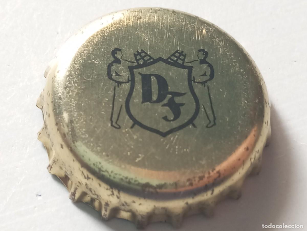 Collectionnisme de bi&egrave;res: Chapa tap&oacute;n corona de la cerveza belga DUBUISSON FRERES