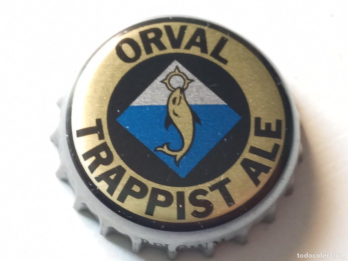 Collectionnisme de bi&egrave;res: Chapa tap&oacute;n corona de la cerveza belga ORVAL TRAPPIST ALE