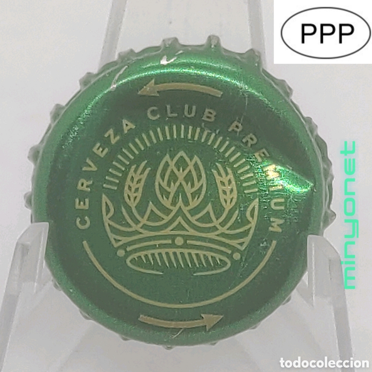 Colecionismo de cervejas: Chapa o Tapon corona de Cerveza Club Premium - Ecuador