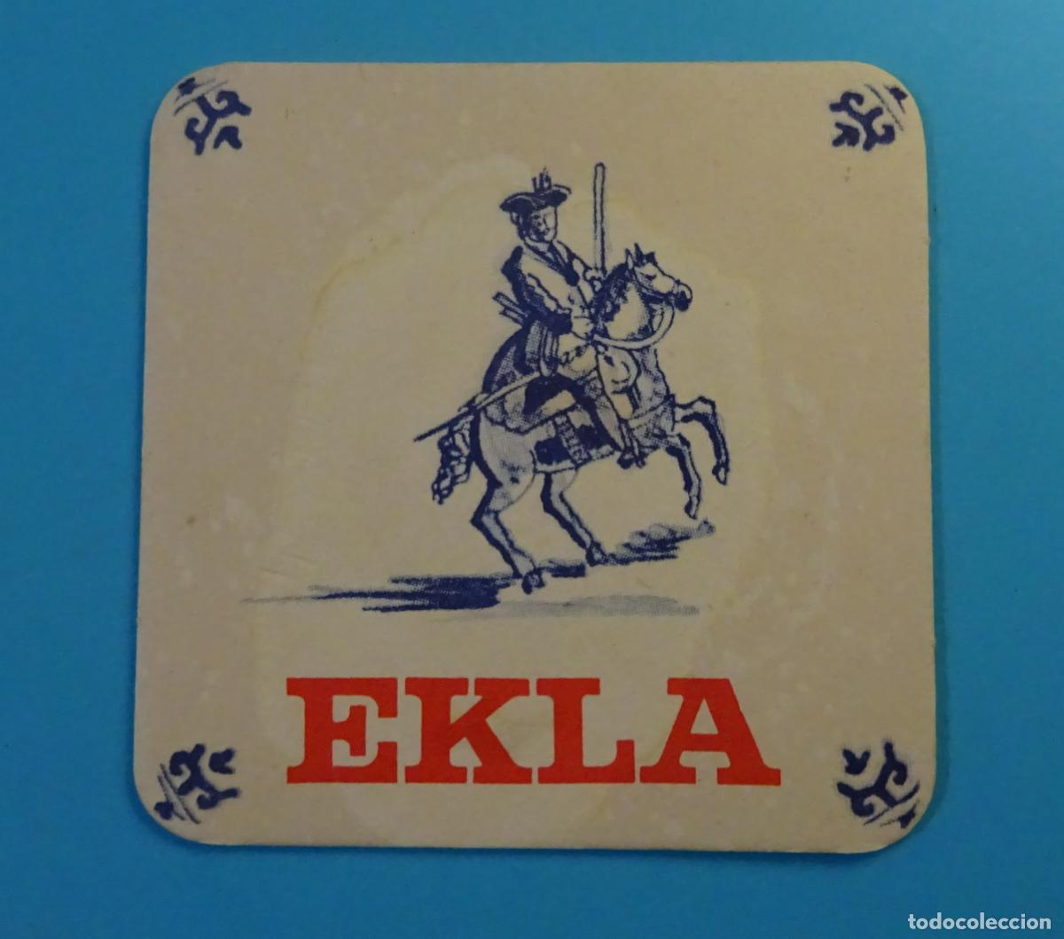 Colecionismo de cervejas: POSAVASOS DE CARTULINA GRUESA. CERVEZA EKLA