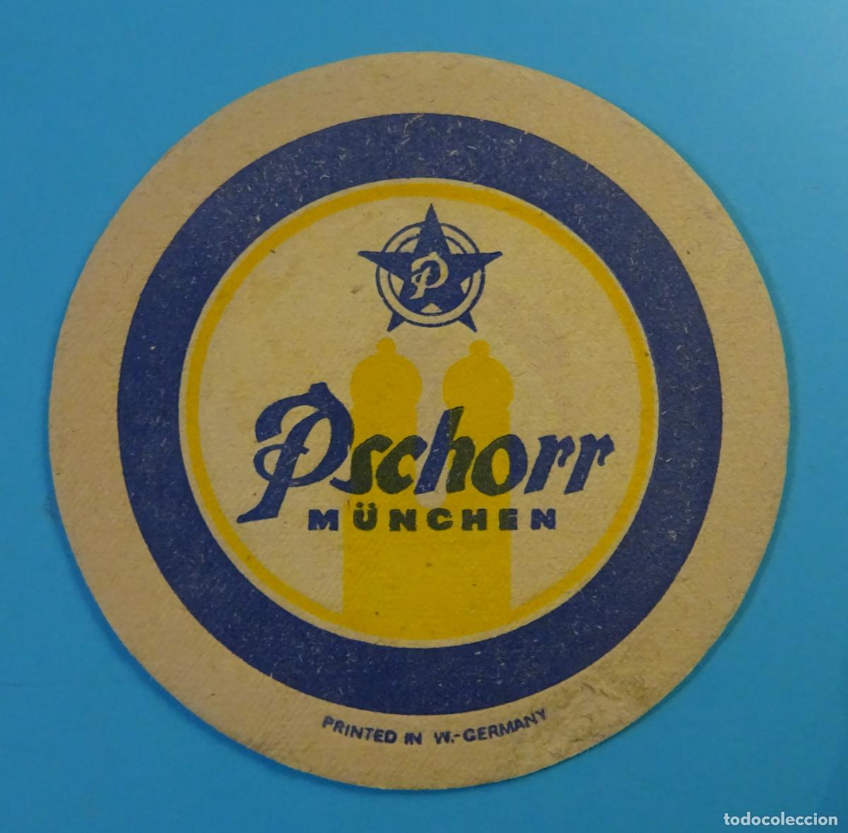 Colecionismo de cervejas: POSAVASOS DE CARTULINA GRUESA. CERVEZA PSCHORR