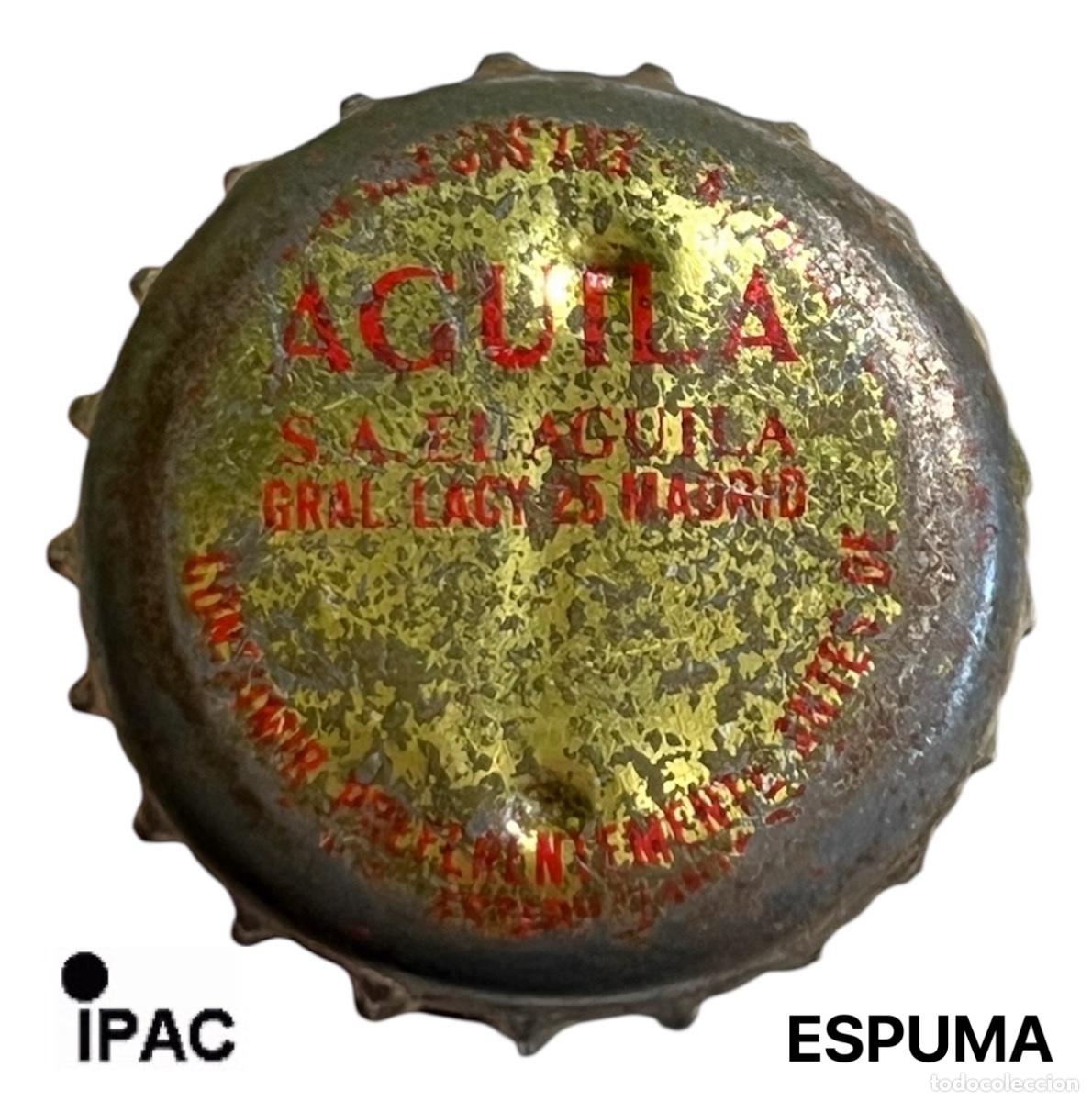 Colecionismo de cervejas: TAPON CORONA CHAPA BEER BOTTLE CAP KRONKORKEN TAPPI CAPSULE CERVEZA AGUILA
