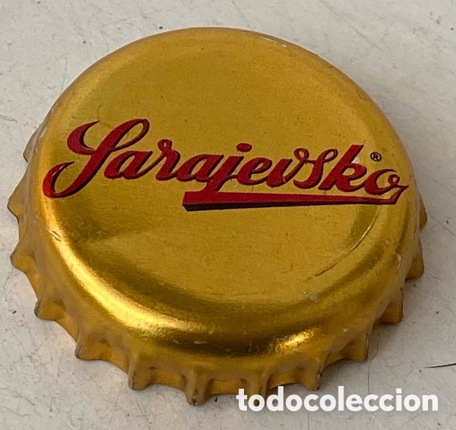 Collezionismo di birre: TAP&Oacute;N CORONA BOTTLE CAP BIER BIRRA BEER CHAPA CERVEZA SARAJEVSKO (2). BOSNIA.--LOTE N.3967--CARMANJO