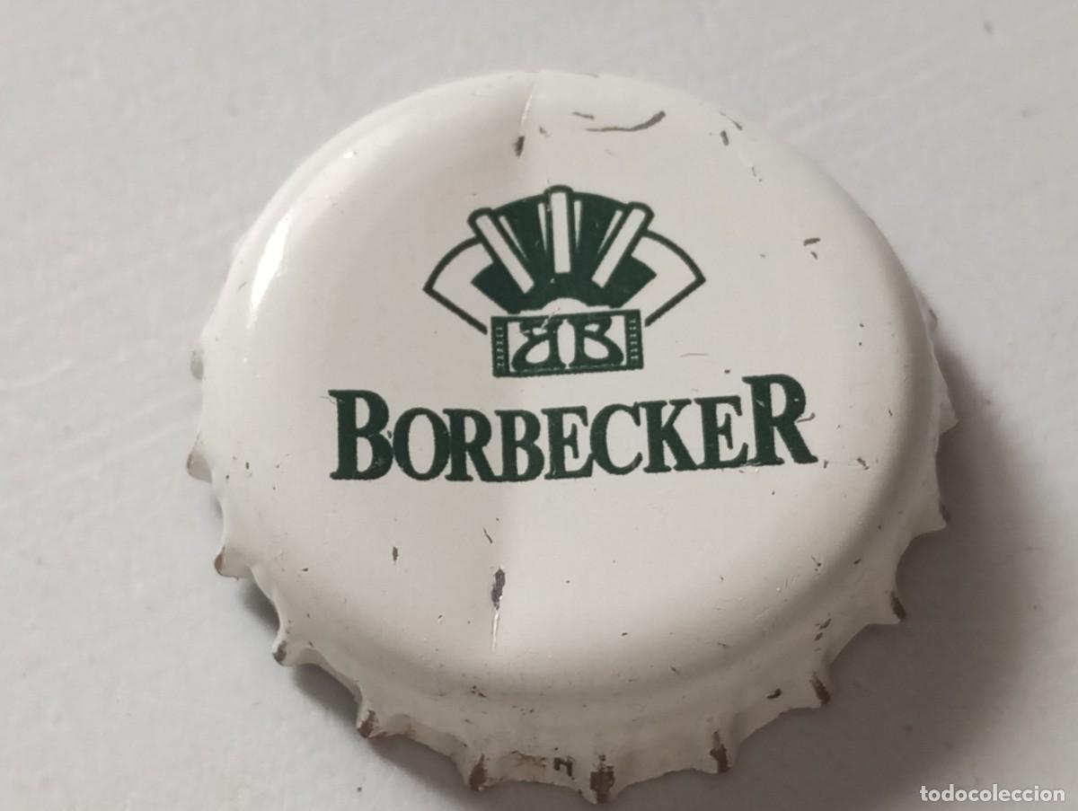 Collezionismo di birre: Chapa tap&oacute;n corona de la cerveza alemana BORBECKER
