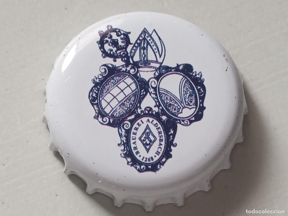 Collezionismo di birre: Chapa tap&oacute;n corona de la cerveza alemana BRAUEREI ALDERSBACH 1268