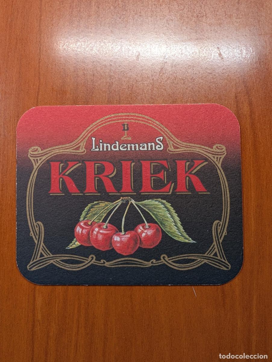 Coleccionismo de cervezas: Posavaso Lindemans Kriek - Foto 1