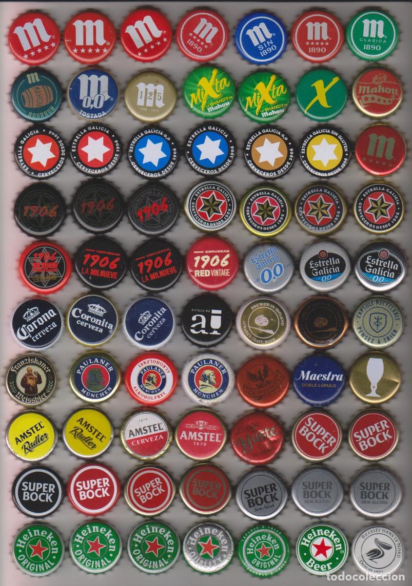 Collectable Beer: 140 CHAPAS CERVEZA DIFERENTES KRONKORKEN BIER TAP&Oacute;N CORONA BEER BOTTLE CAPS LOTE SOY.YO