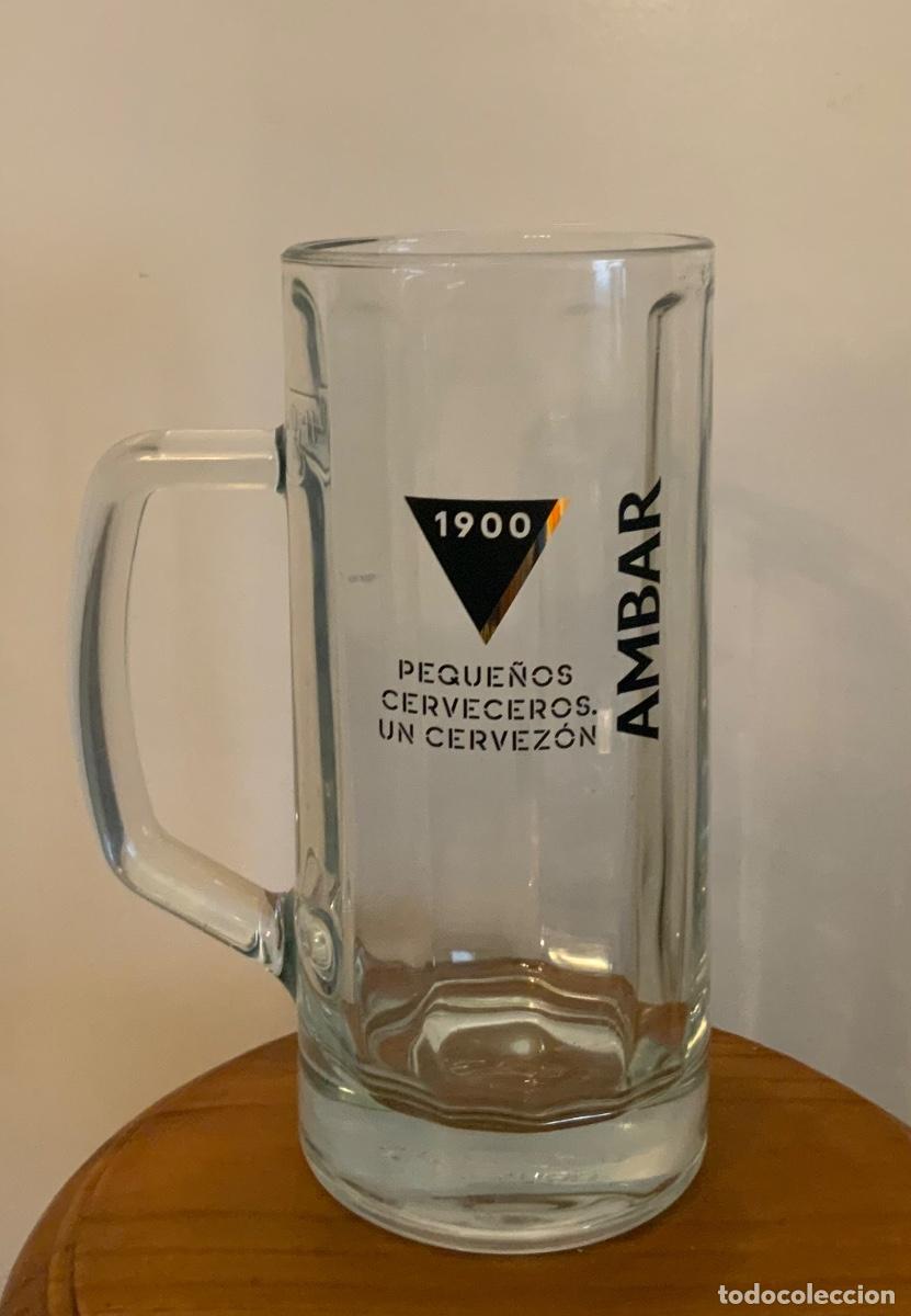 Coleccionismo de cervezas: JARRA CERVEZA &Aacute;MBAR 1900 - Foto 2