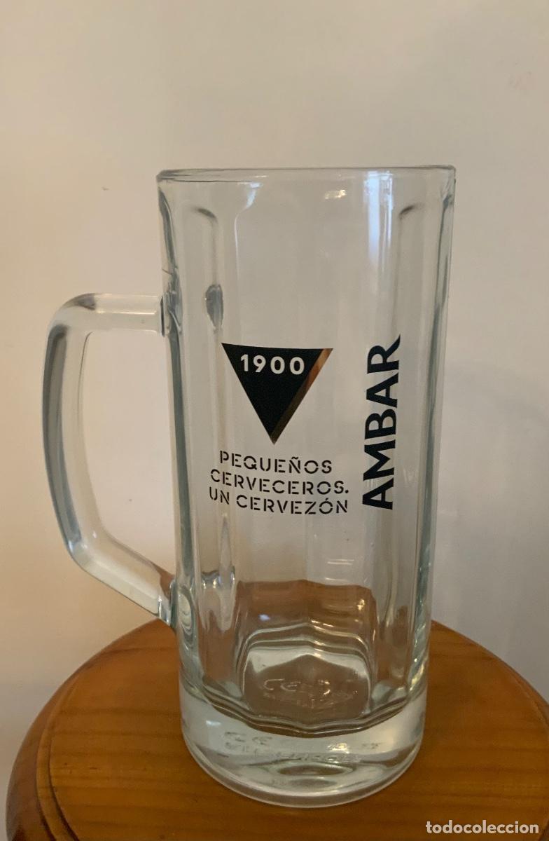 Coleccionismo de cervezas: JARRA CERVEZA &Aacute;MBAR 1900 - Foto 7