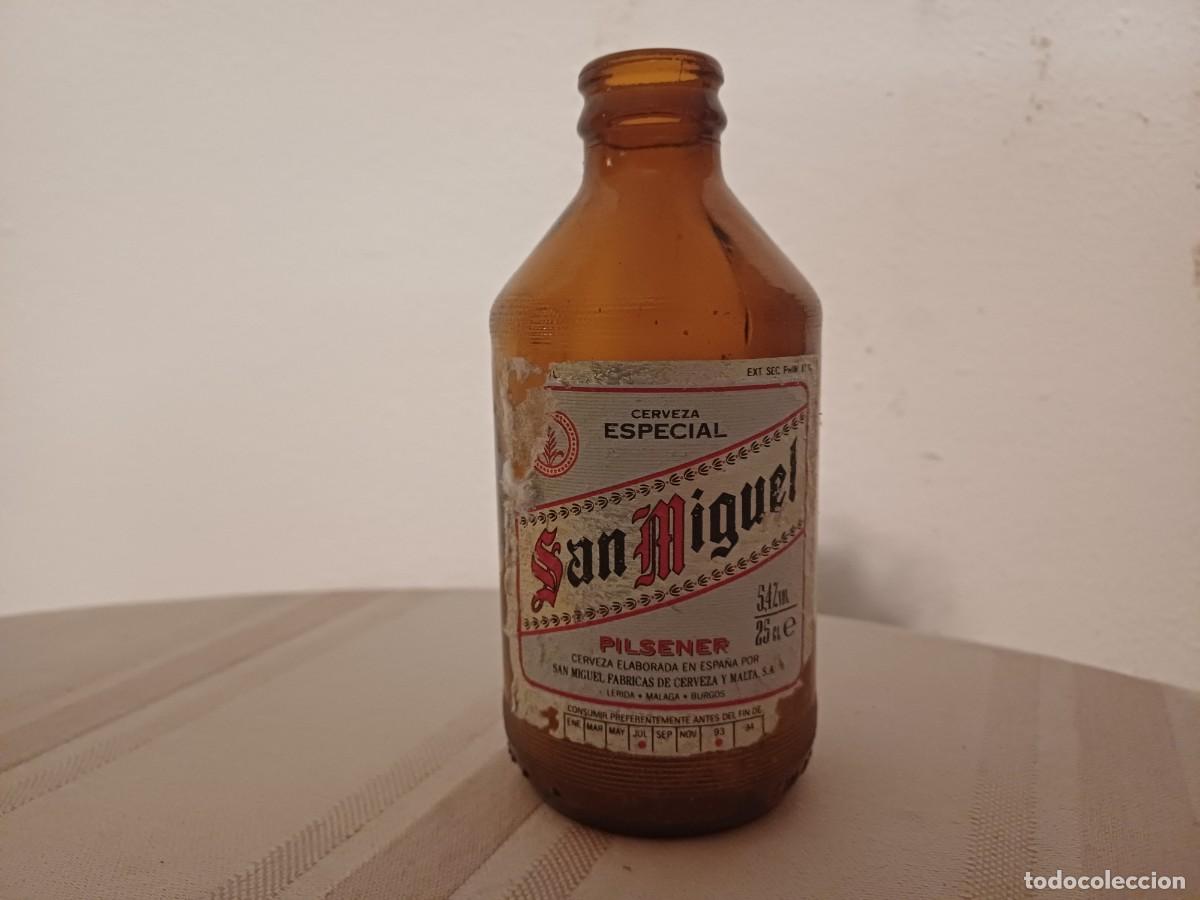 Coleccionismo de cervezas: Botella cerveza san miguel