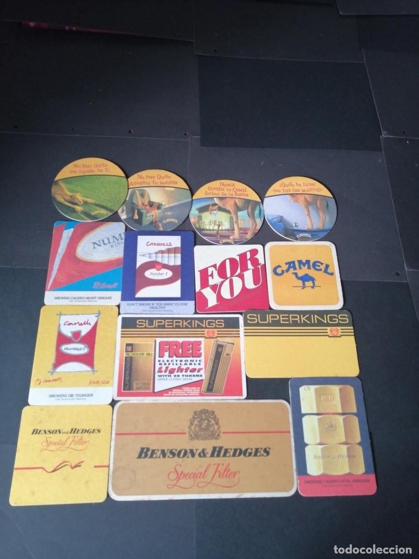 Coleccionismo de cervezas: POSAVASOS DE MARCAS DE TABACO - Foto 1