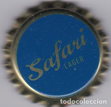 Coleccionismo de cervezas: Chapa extranjera safari cerveza tapon corona