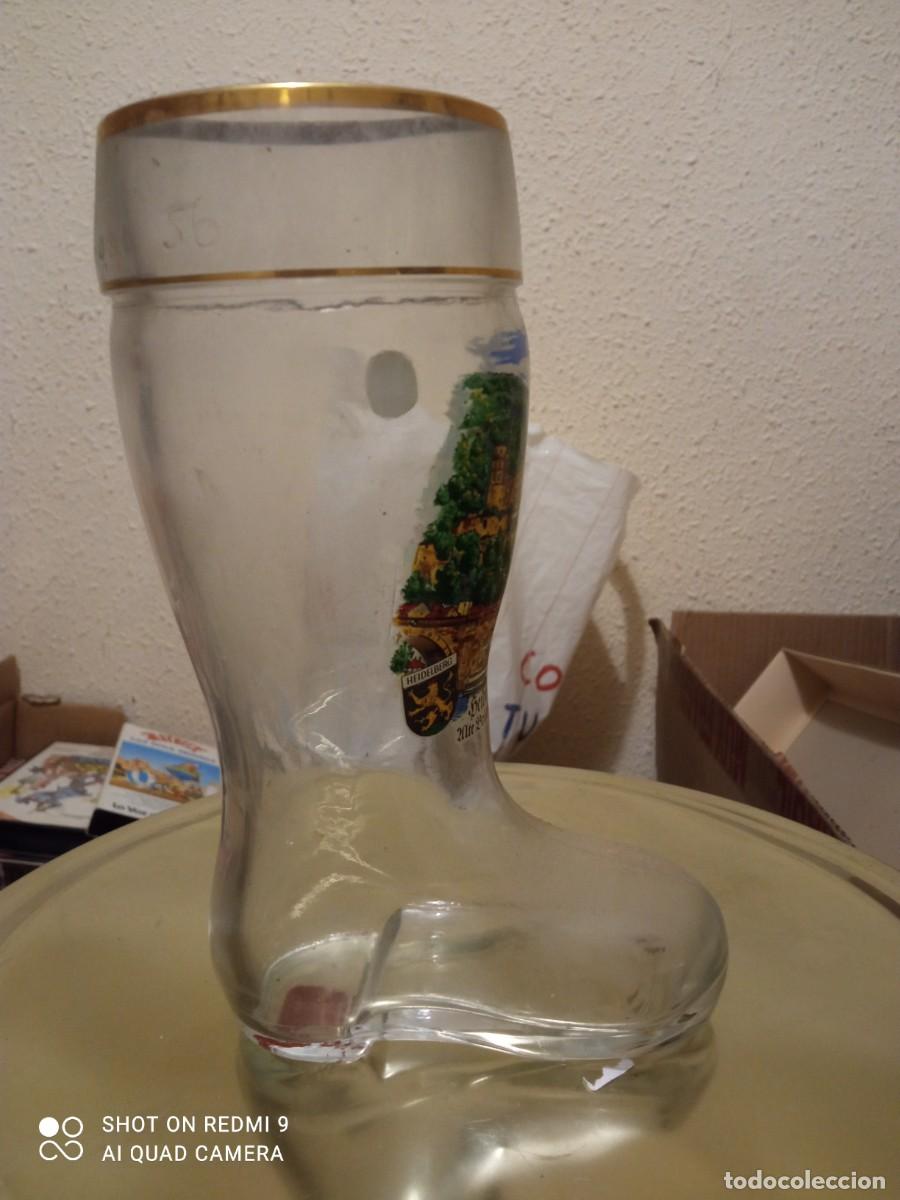 Coleccionismo de cervezas: Bota de cerveza de cristal - Foto 2