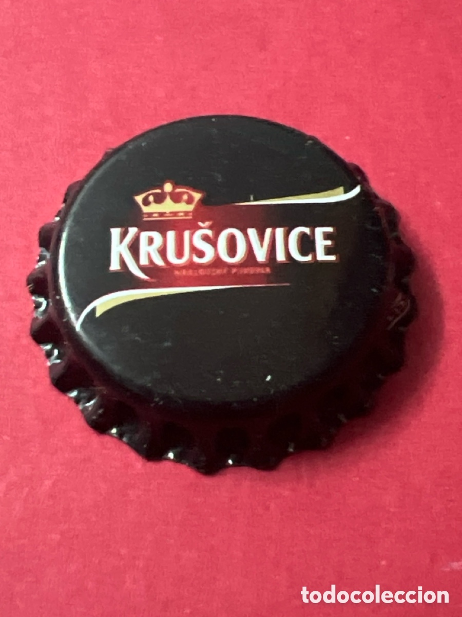 Sammeln von Brauereiartikeln: E953. Chapa tap&oacute;n corona de la cerveza checa KRUSOVICE - SIN ABRIR