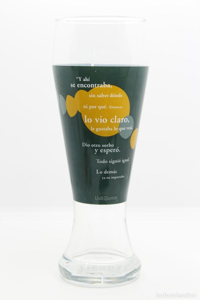 Sammeln von Brauereiartikeln: vaso cerveza VOLL DAMM beer bier birra SOY.YO