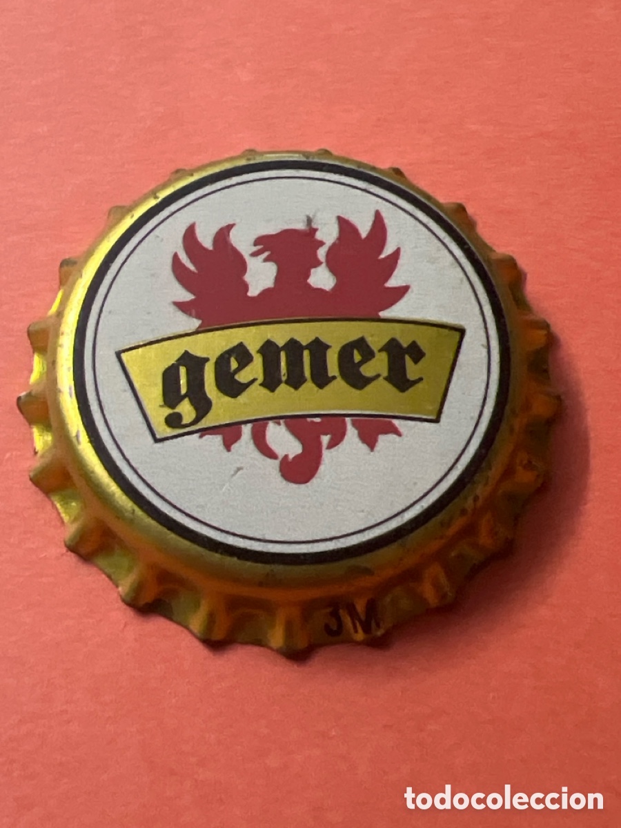 Coleccionismo de cervezas: H535. Chapa tap&oacute;n corona de la cerveza de Eslovaquia GEMER ORIGINAL