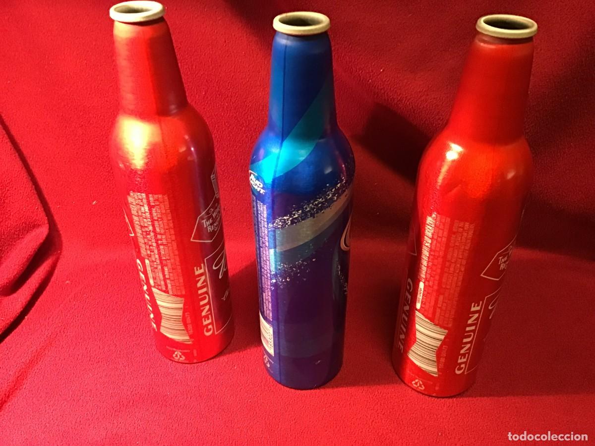 Coleccionismo de cervezas: 3 Botellas de aluminio de cerveza BUDWEISER - Foto 2