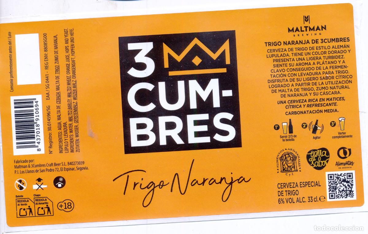 Collectionnisme de bi&egrave;res: ESPA&Ntilde;A SPAIN - ETIQUETA LABEL - CERVEZA BEER