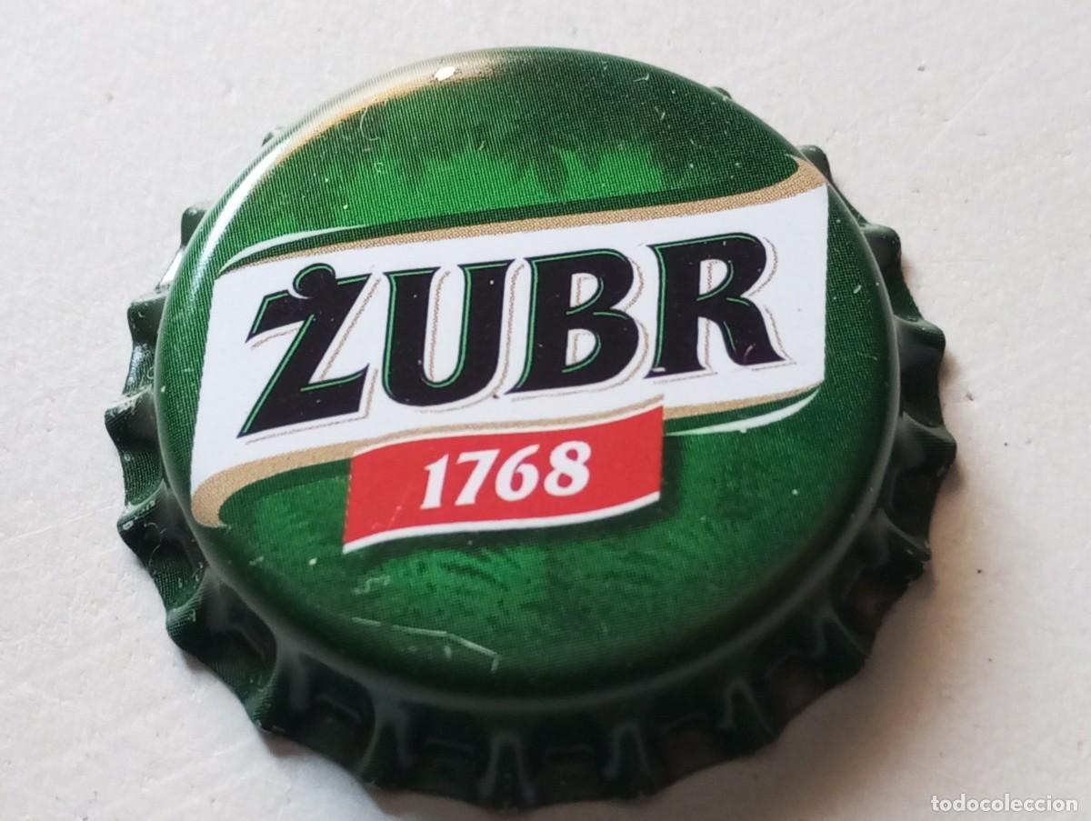 Collectionnisme de bi&egrave;res: Chapa tap&oacute;n corona NUEVO de la cerveza polaca ZUBR 1768