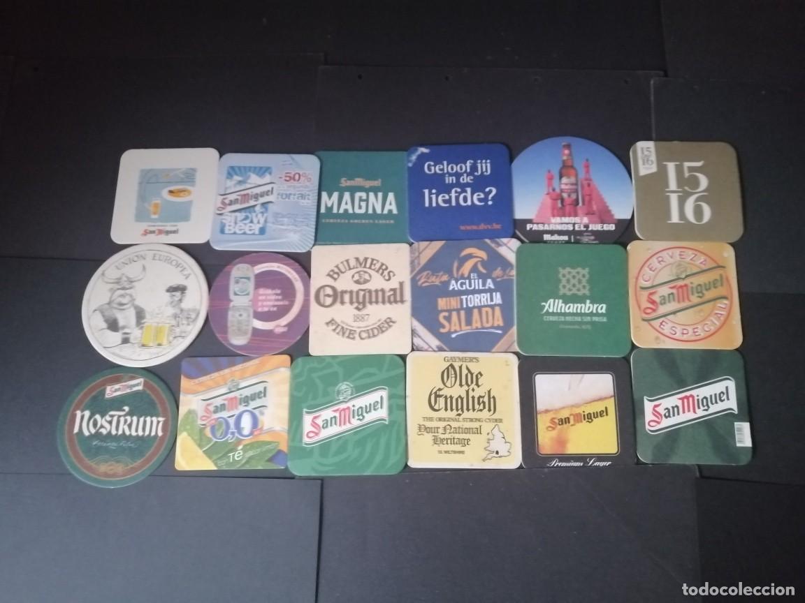 Sammeln von Brauereiartikeln: LOTE DE POSAVASOS VARIADOS, USADOS( leer descripci&oacute;n y condiciones)