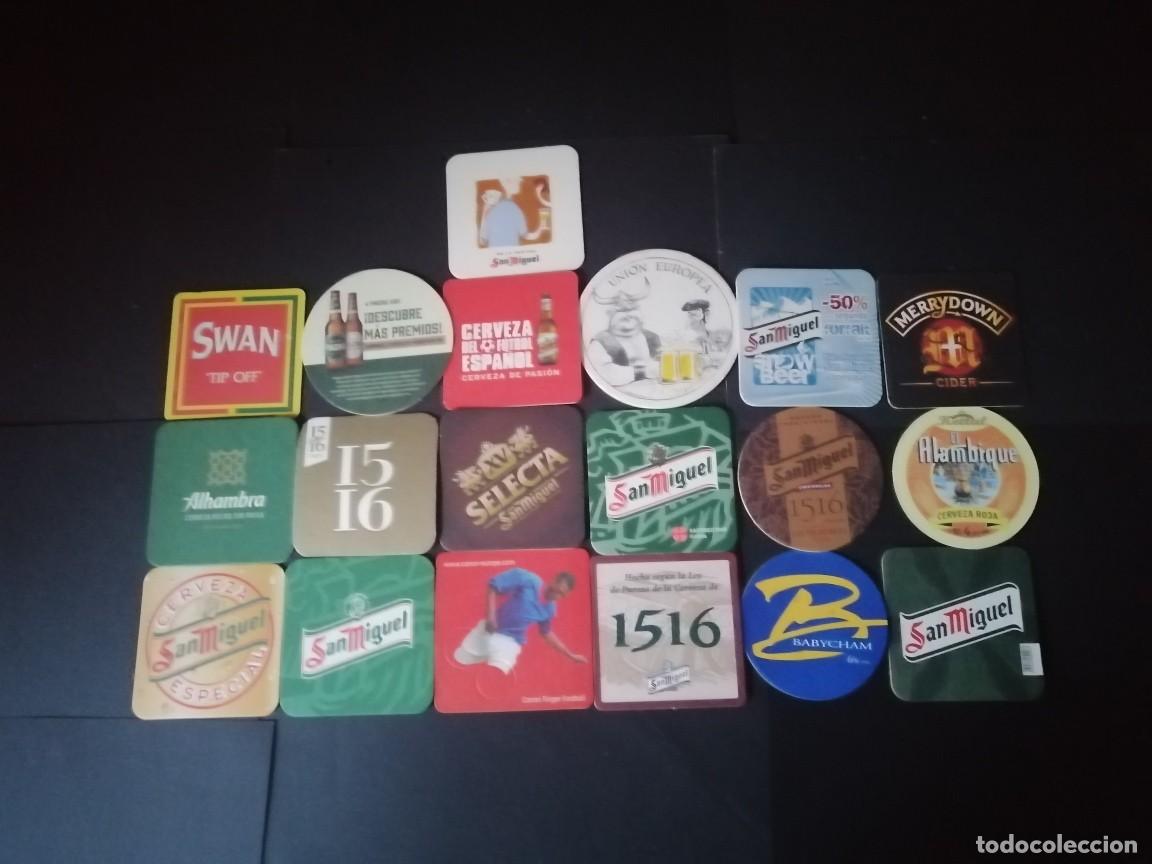 Sammeln von Brauereiartikeln: LOTE DE POSAVASOS VARIADOS, USADOS( leer descripci&oacute;n y condiciones)