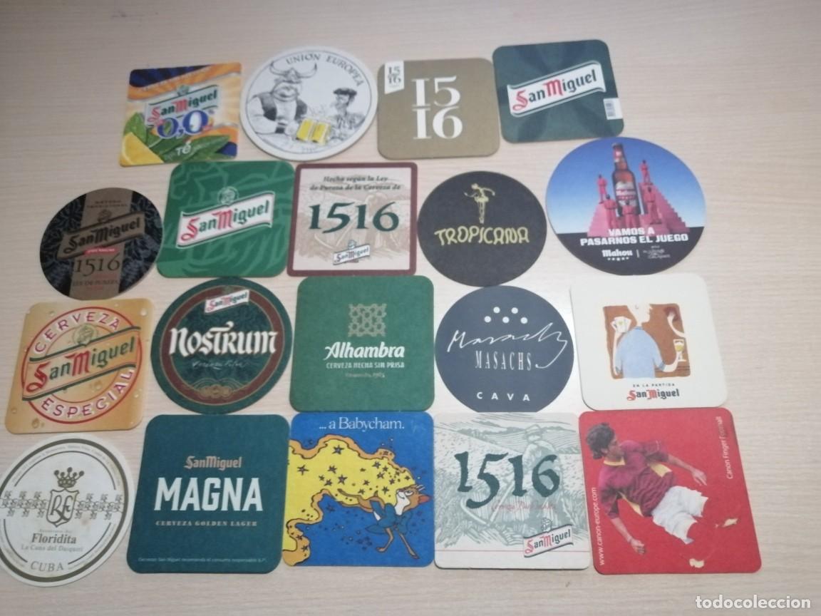 Sammeln von Brauereiartikeln: LOTE DE POSAVASOS VARIADOS, USADOS( leer descripci&oacute;n y condiciones)