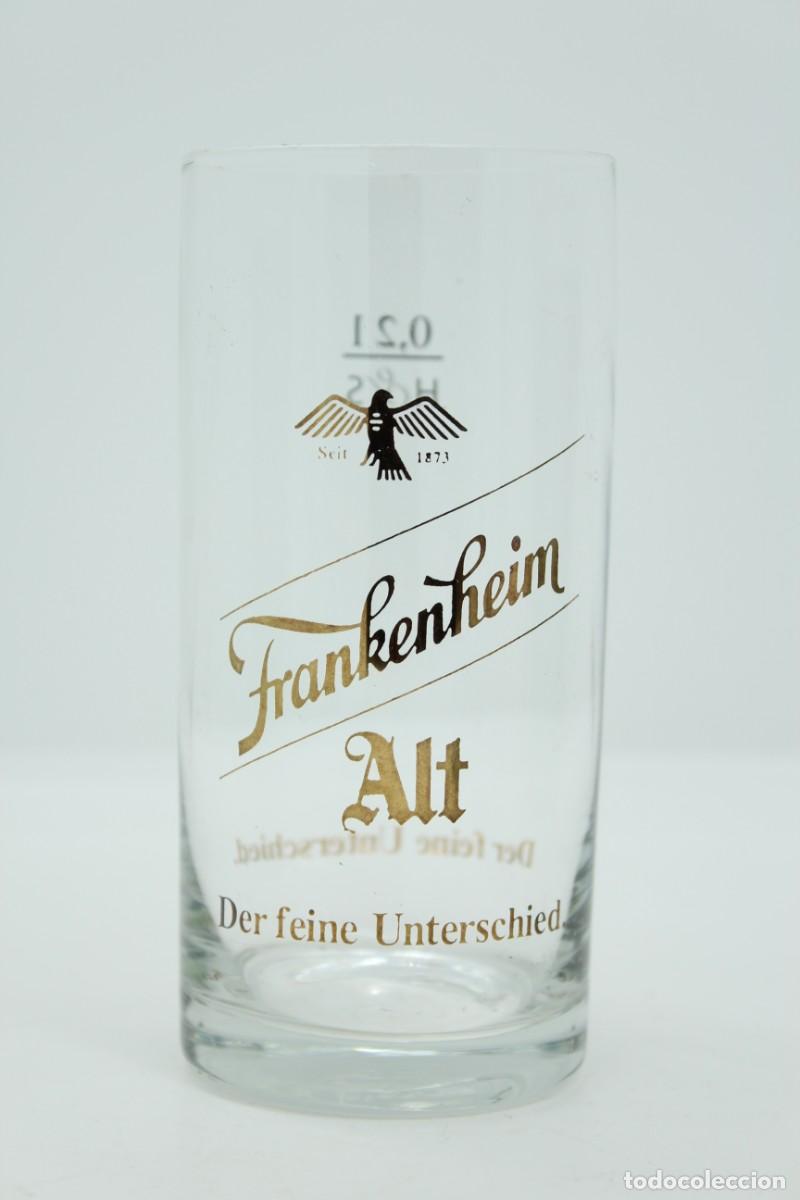 Sammeln von Brauereiartikeln: vaso cerveza FRANKENHEIM ALT beer bier birra SOY.YO