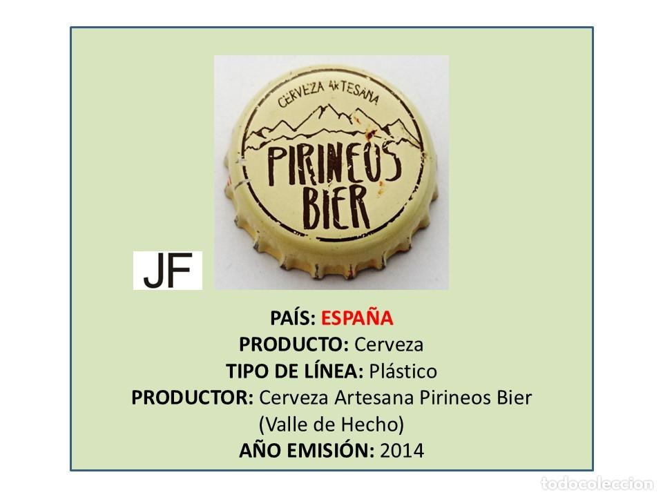Collectable Beer: TAPON CORONA CAPSULA CHAPA CERVEZA PIRINEOS BIER (ESPA&Ntilde;A)