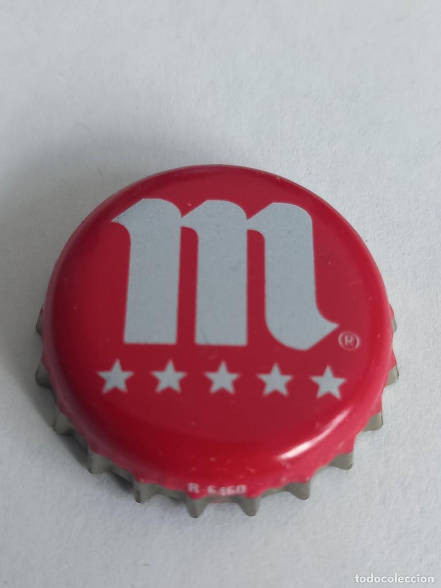 Coleccionismo de cervezas: CHAPA CERVEZA MAHOU, 5 ESTRELLAS. FACTOR&Iacute;A CP, R-6460