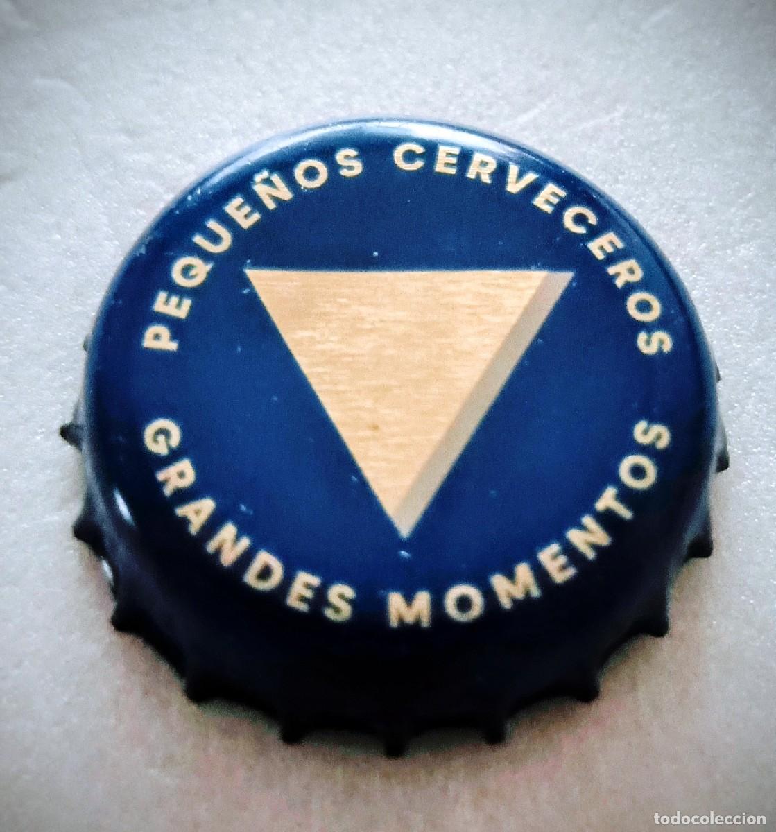 Coleccionismo de cervezas: CHAPA CERVEZA ESPA&Ntilde;A AMBAR TRIPLE ZERO - Foto 1