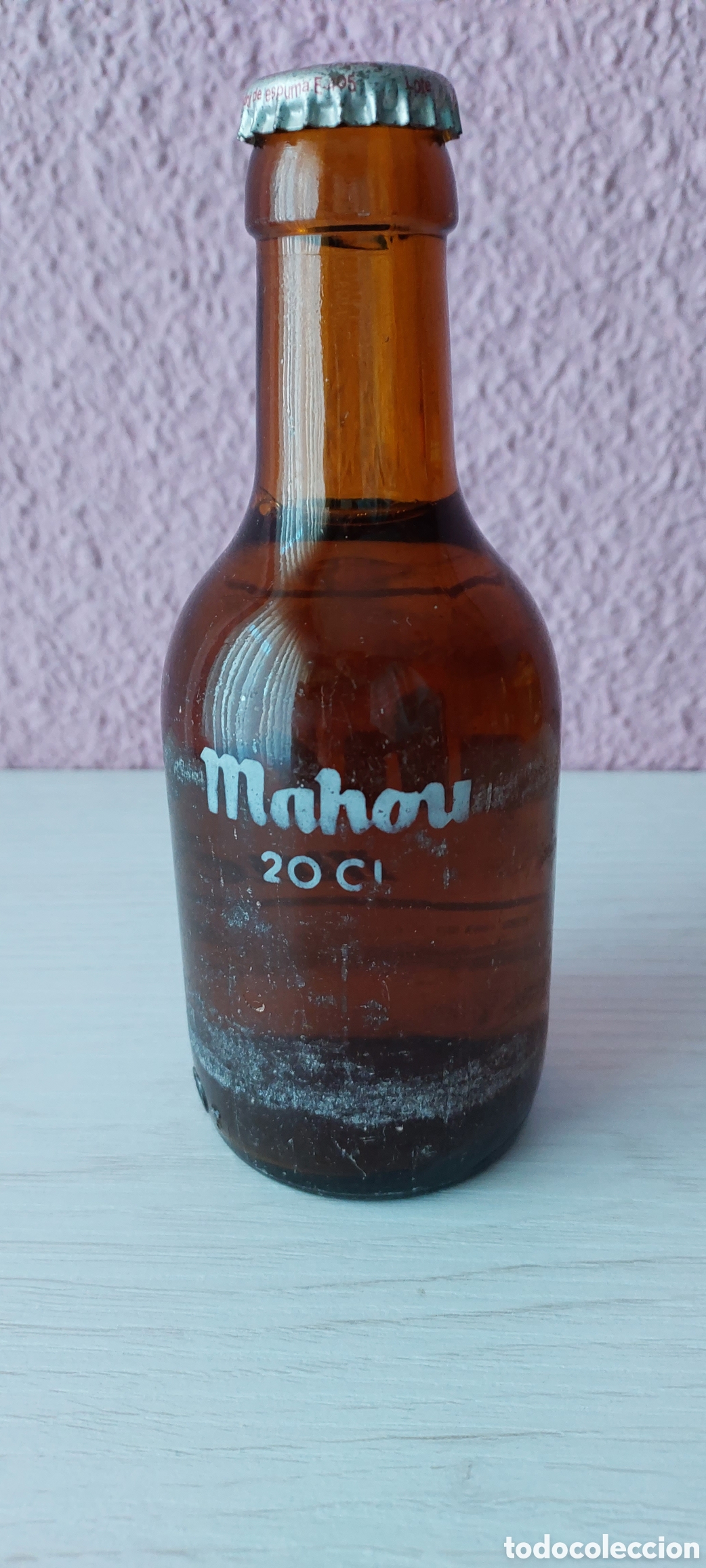 Coleccionismo de cervezas: Botell&iacute;n Mahou antiguo - Foto 3