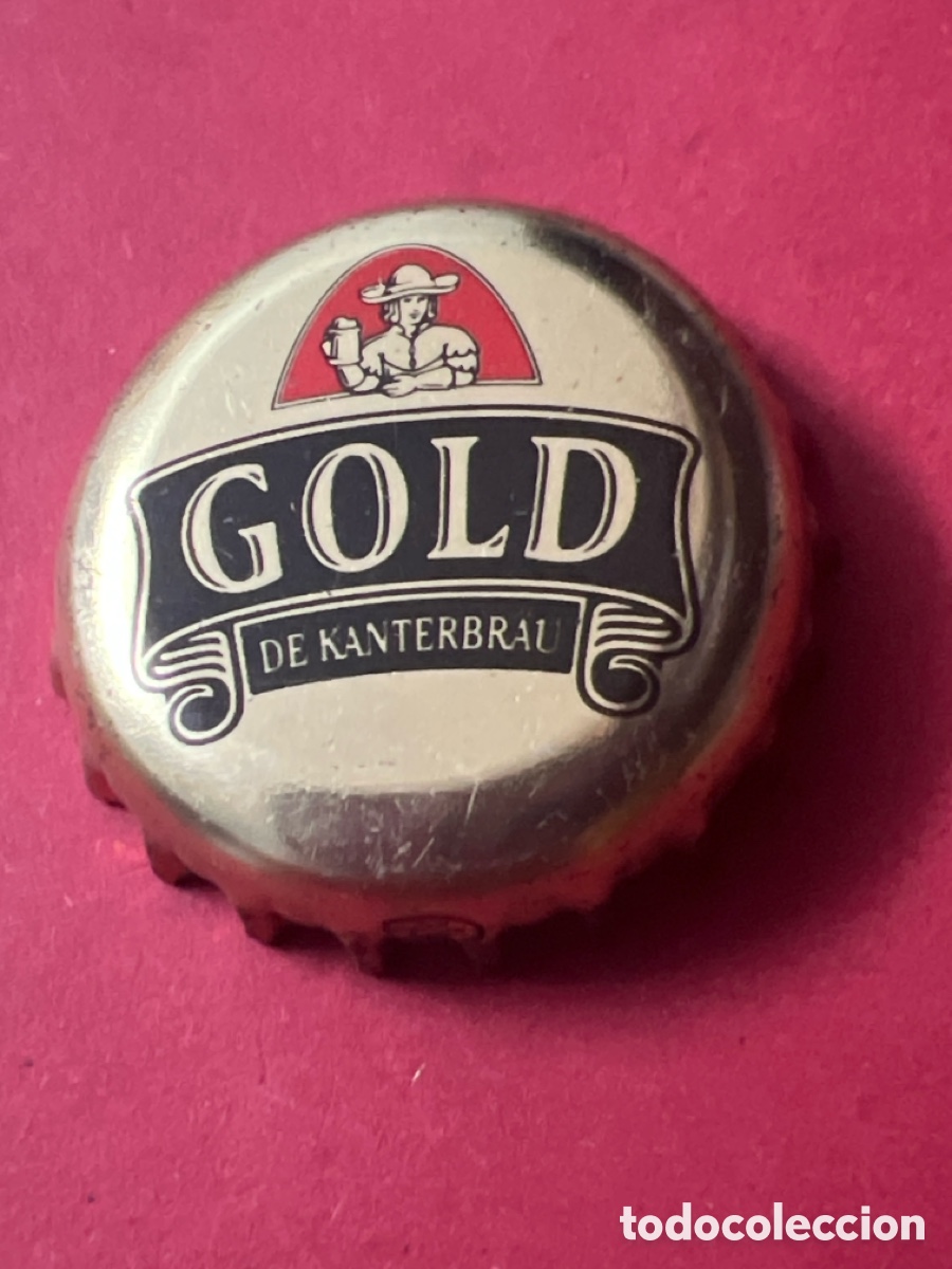 Colecionismo de cervejas: B79. CHAPA CERVEZA - Bi&egrave;re &rsaquo; Kanterbr&auml;u Gold