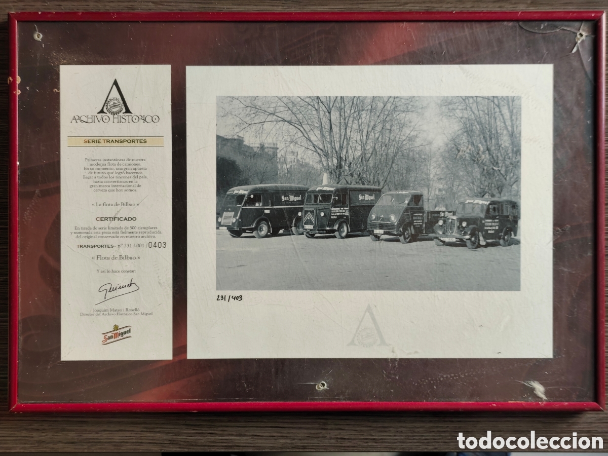 Coleccionismo de cervezas: Foto La flota de Bilbao Archivo Hist&oacute;rico San Miguel 231/403