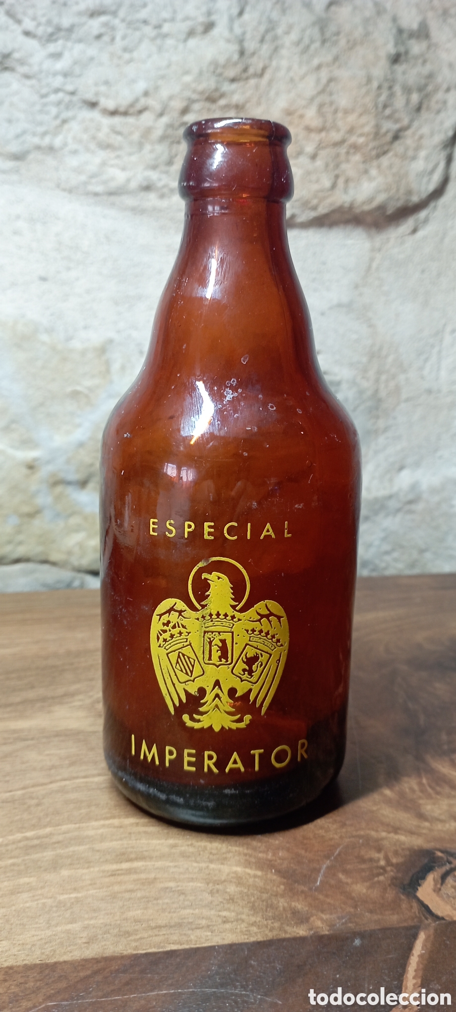 Coleccionismo de cervezas: Botell&iacute;n cerveza el &Aacute;guila Especial Imperator