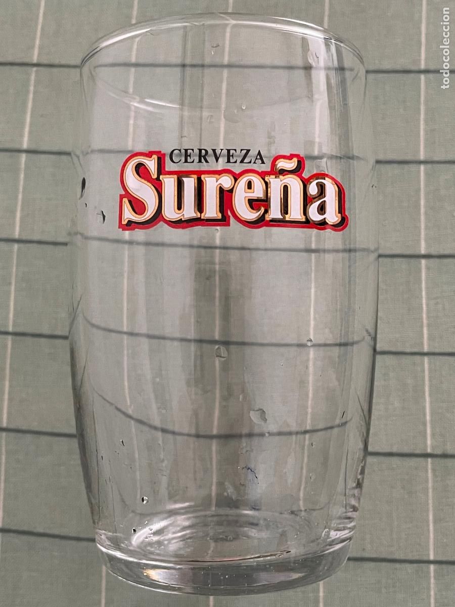 Coleccionismo de cervezas: vaso de cerveza Sure&ntilde;a - Foto 1