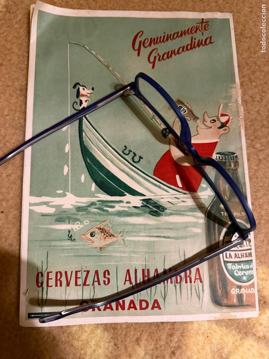 Coleccionismo de cervezas: Hoja publicidad cervezas Alhambra 1962