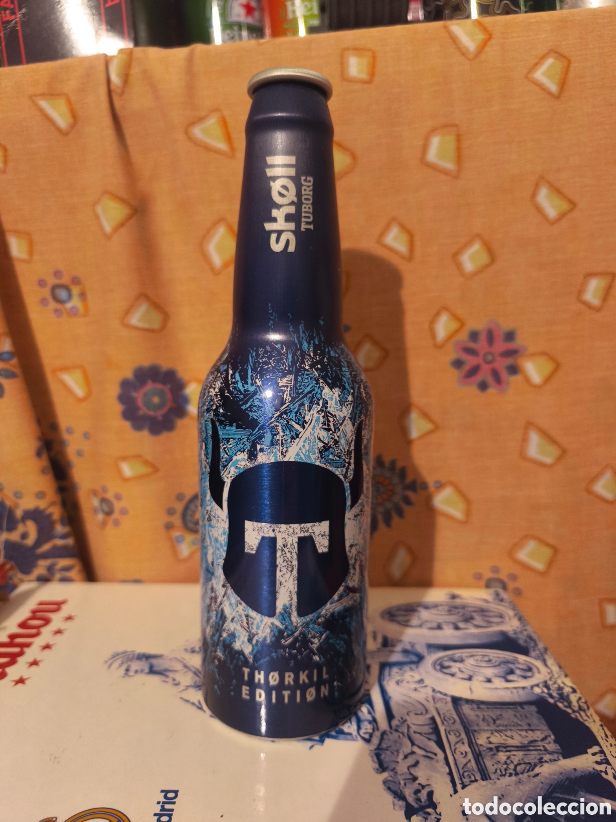 Coleccionismo de cervezas: Botella cerveza Skoll Tuborg