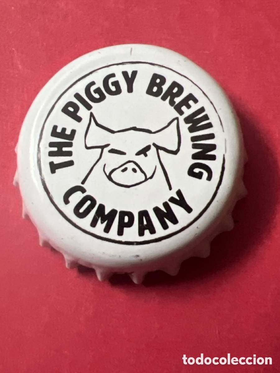 Coleccionismo de cervezas: E1070. CHAPA CERVEZA - FRANCIA - The Piggy Brewing Company