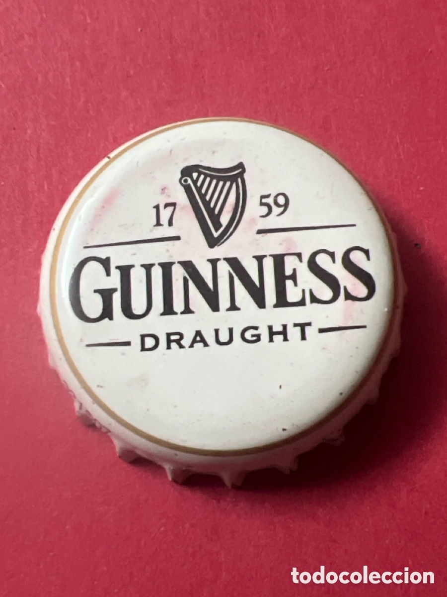 Coleccionismo de cervezas: E1077. TAP&Oacute;N CORONA - CHAPA - CROWN CAPS - KRONKORKEN - TAPPI - CERVEZA - GUINNESS