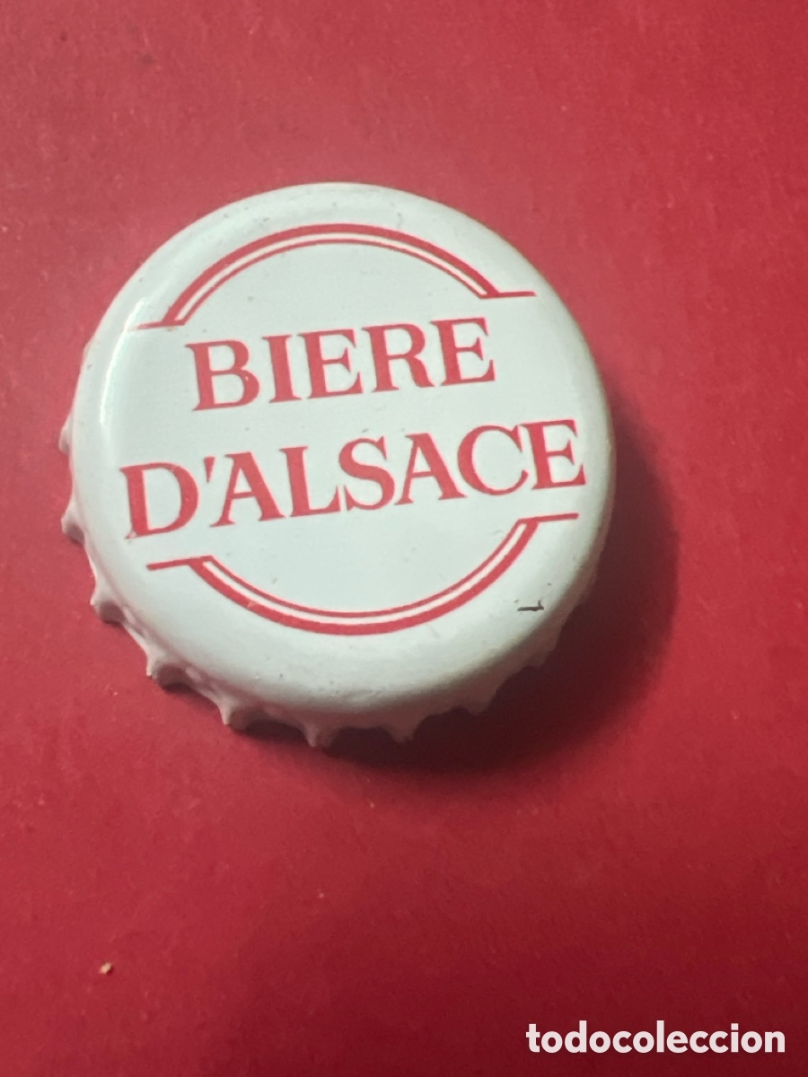 Coleccionismo de cervezas: G96. CHAPA BIRRA BEER PIVO CERVEZA BIERE D'ALSACE - FRANCIA