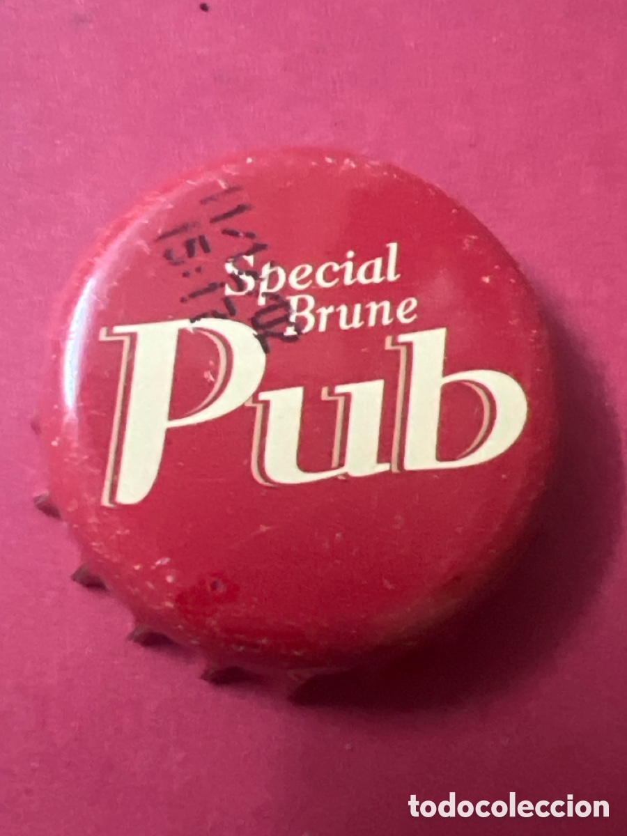 Coleccionismo de cervezas: E1090. CHAPA CERVEZA - SPECIAL BRUNE PUB