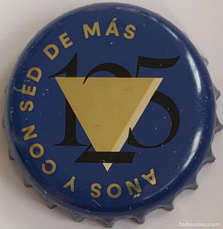 Coleccionismo de cervezas: Chapa cerveza Ambar 125 a&ntilde;os Triple Zero