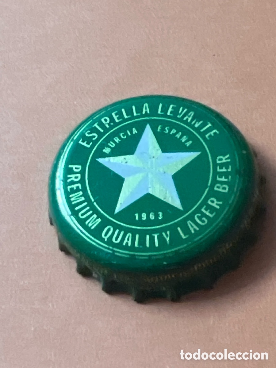 Coleccionismo de cervezas: T4/X2/A6. CHAPA CERVEZA ESTRELLA LEVANTE,