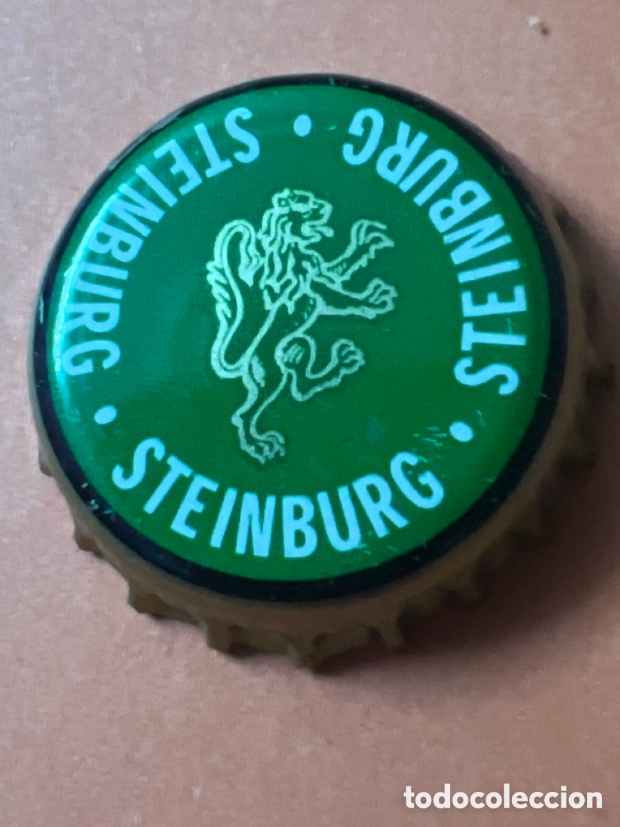 Coleccionismo de cervezas: T4/X2/B4. CHAPA USADA CERVEZA STEINBURG MERCADONA - ESPA&Ntilde;A