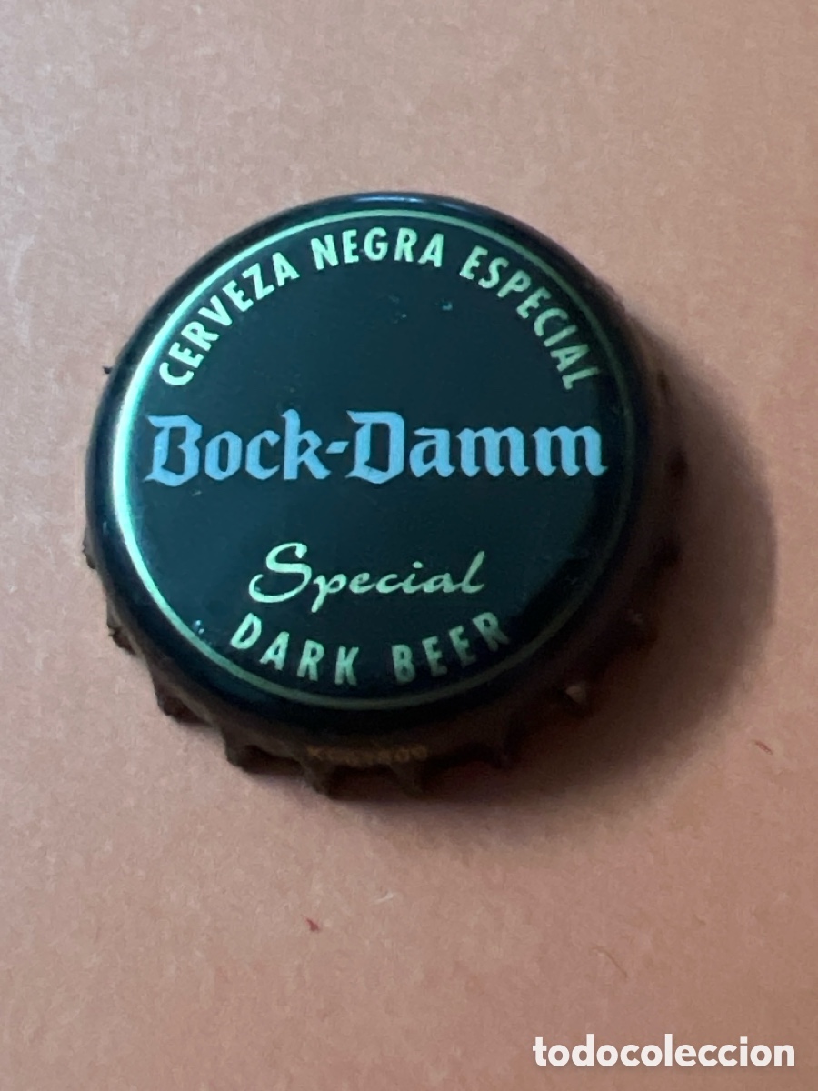 Coleccionismo de cervezas: T4/X2/D4. TAPON CORONA CAPSULA CHAPA CERVEZA BOCK-DAMM ESPECIAL NEGRA (ESPA&Ntilde;A)