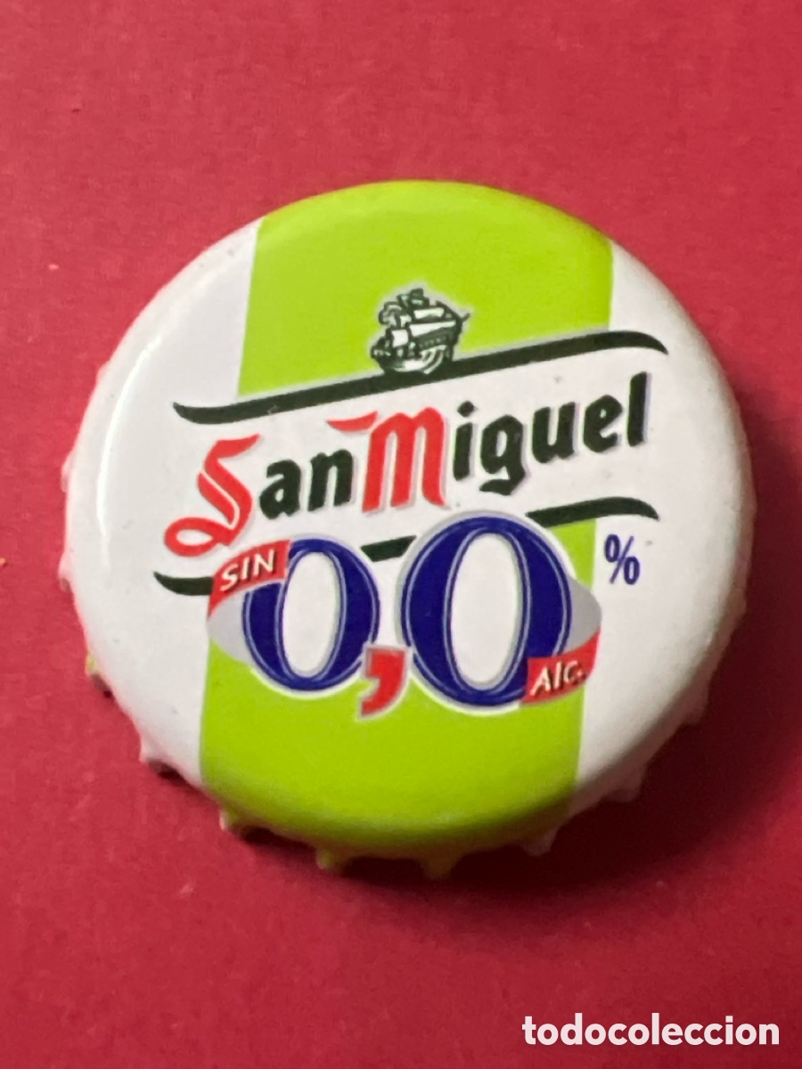 Coleccionismo de cervezas: T4/X2/K3. CHAPA TAPON CERVEZA SAN MIGUEL 0,0%