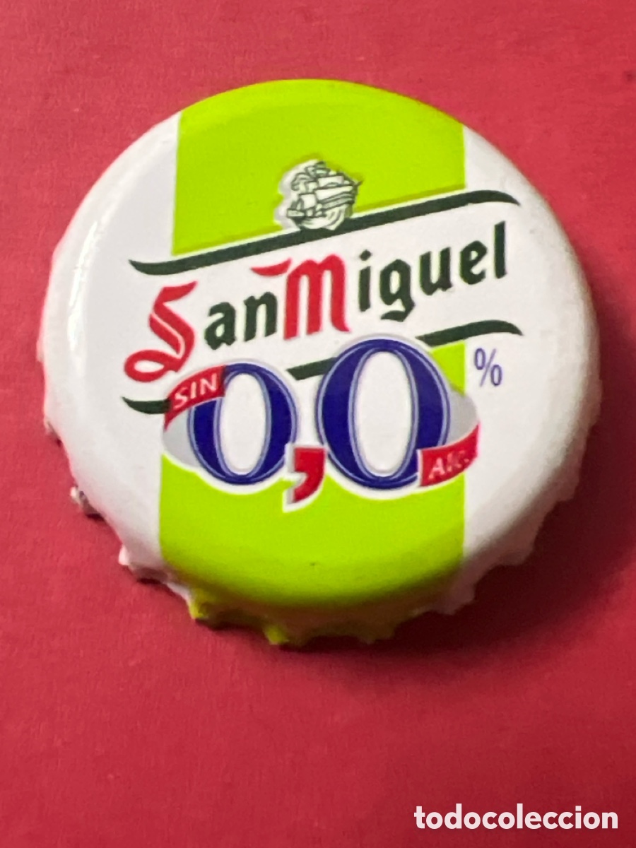 Coleccionismo de cervezas: T4/X2/K4. CHAPA TAPON CERVEZA SAN MIGUEL 0,0%